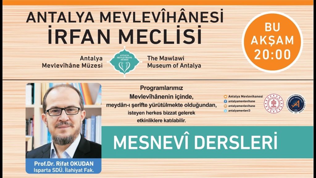 Antalya Mevlevihanesi – Mesnevi Dersleri